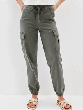 Grey/Green American Eagle Cargo Pants
